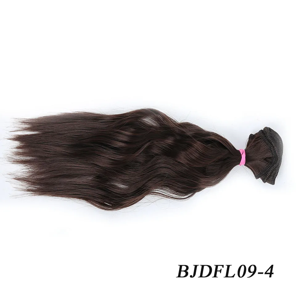 Allaosify BJD парик кудрявый 25 см* 100 см волосы для кукол синтетический парик волосы для кукол