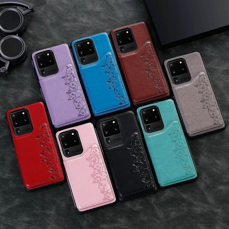 Чехол-книжка для Samsung Galaxy S9 S10 Plus Note 10 9 8 | Мобильные телефоны и аксессуары