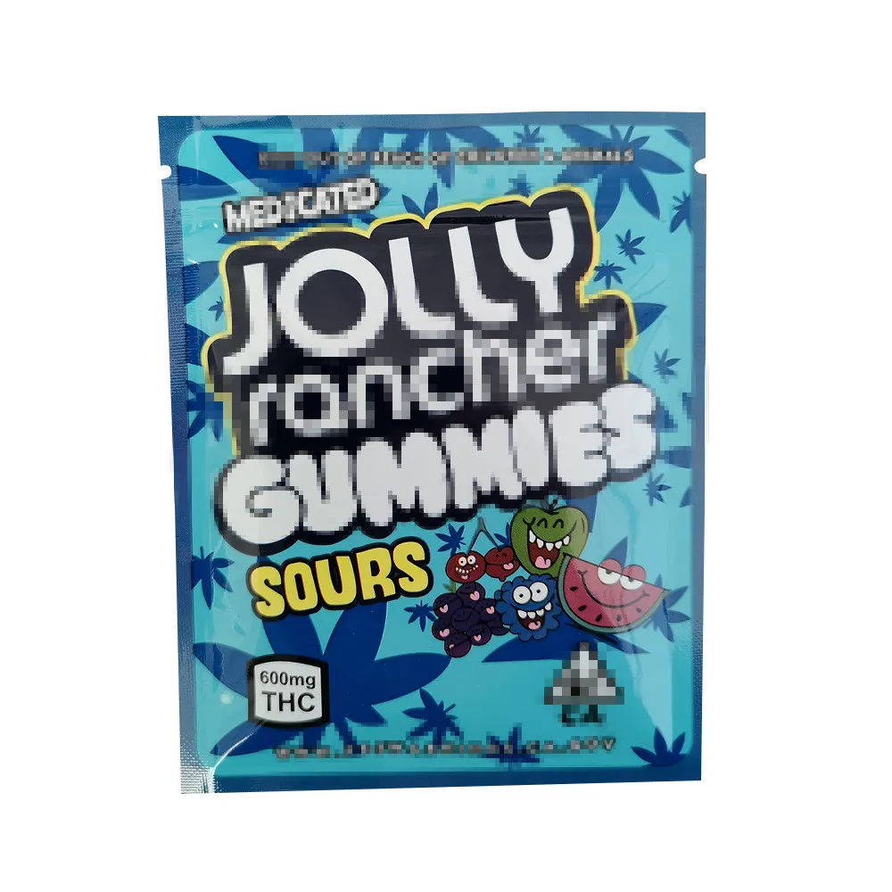 

Brand new sour soft candy empty polyester film bag (empty packaging)