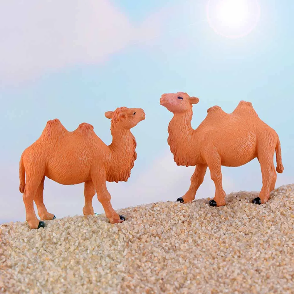 Реалистичная фигурка животного верблюда из пустыни 1 шт. миниатюрное ландшафтное