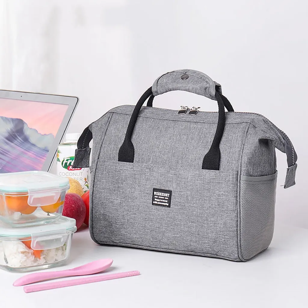 Портативный изолированный Ланч бокс сумка тоут мягкая холодильник