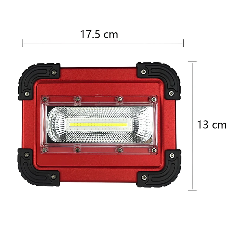 

Led Portable Spotlight Super Bright Led Work Light Rechargeable for Outdoor Camping Lampe Led Flashlight by