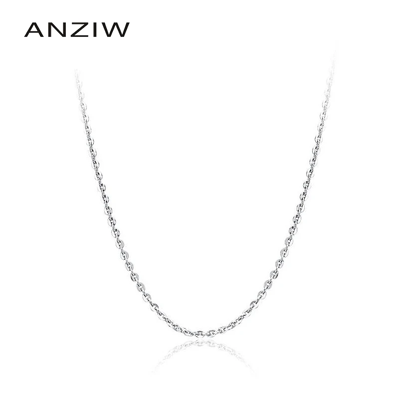 Женская цепочка из серебра 100% пробы с лисьим хвостом 18 дюймов|jewelry fine|gifts magicjewelry