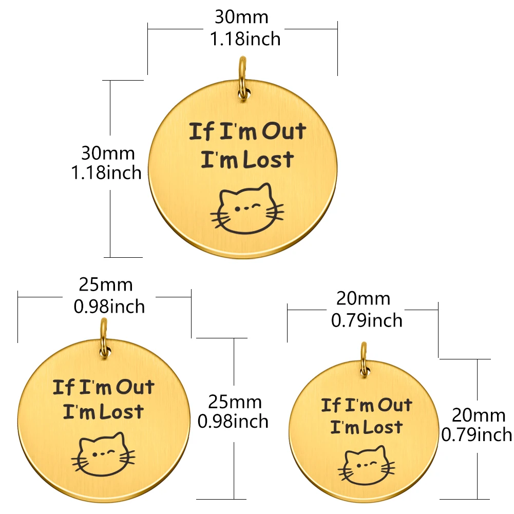 Брелок для домашних животных персонализированный с именем и номером гравировкой