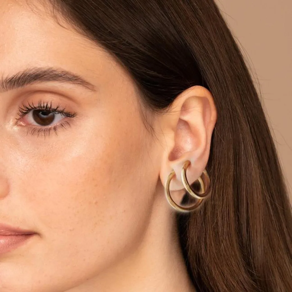 2 шт. серьги кольца в виде клипсы|Серьги-кольца| |