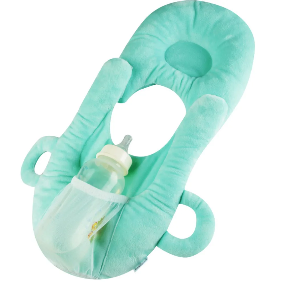 Coj&iacute;n multifuncional para lactancia de beb&eacute;, almohada lavable antisaliva para leche, fija para alimentaci&oacute;n infantil-4