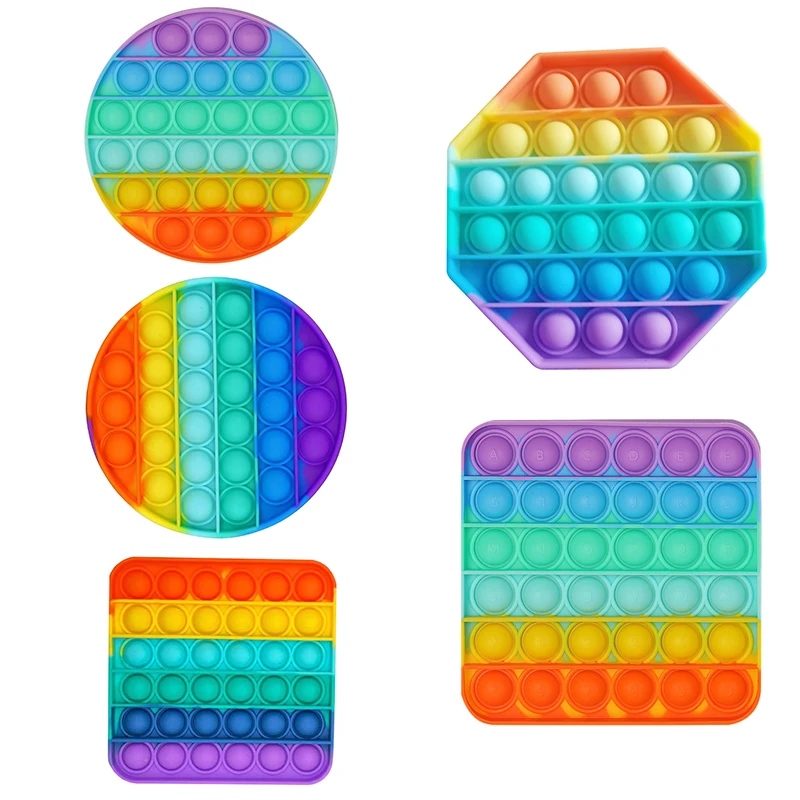

Hot Sale Push Bubble Fidget Toys Adult Stress Simple Dimple Relief Toy Antistress Soft Squishy Anti-Stress Gift Dropshipping