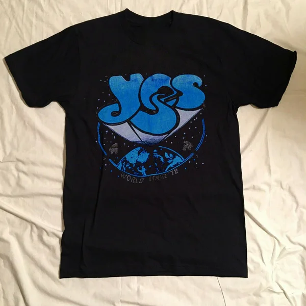 

YES Band vintage Tour Music Tee Short Sleeve Men T-Shirt Size S-4X KN682