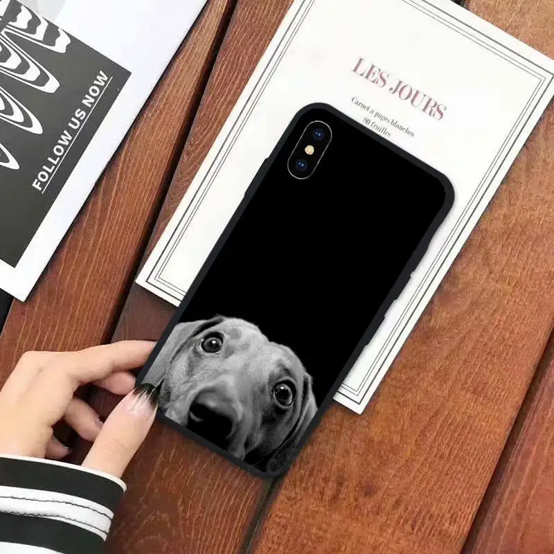 

Dachshund Doberman Dog face animal Phone Case for iPhone 11 12 mini pro XS MAX 8 7 6 6S Plus X 5S SE 2020 XR