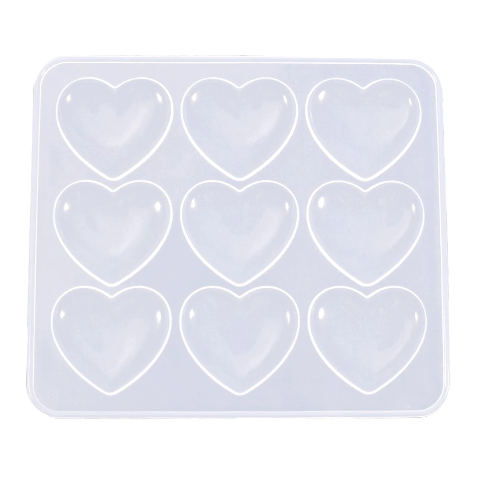 

9 holes silicone baking mold Christmas theme heart shape molds