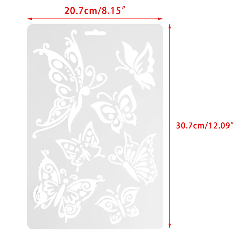 DIY ремесло бабочка стены живопись Скрапбукинг декоративное тиснение бумажные