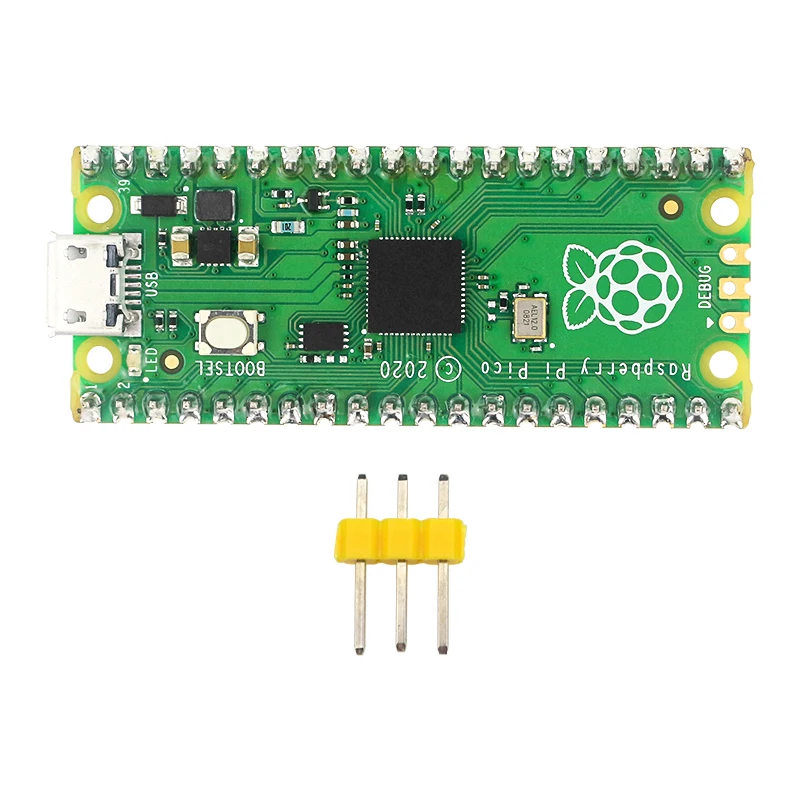 Raspberry Pi Pico контактный разъем для платы предварительно припаянный двухъядерный