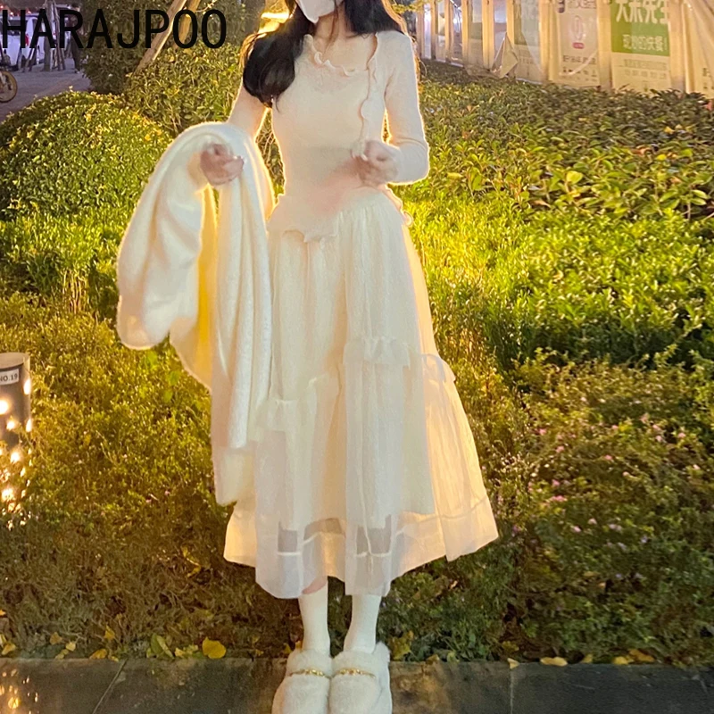 

Юбка женская сетчатая средней длины с высокой талией, плиссированная, Y2k