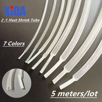 5 meterlot clear 1mm 1 5mm 2mm 2 5mm 3mm 3 5mm 4mm 5mm 6mm 8mm 10mm heat shrink tube heatshrink tubing wire sleeving wrap kits