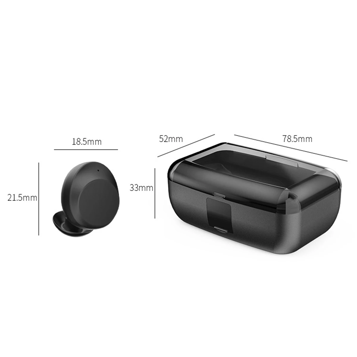 

SOONHUA In-Ear Wireless BT 5.0 TWS Earphone Motion Stereo Dual Mini Earbuds Waterproof Noise Reduction Headphones With Mic