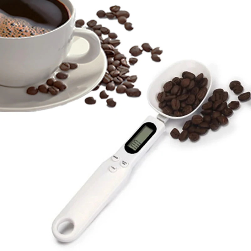 

500g/0.1g Portable LCD Digital Kitchen Scale Measuring Spoon Gram Electronic Spoon Weight Volumn Food Scale New High Quality