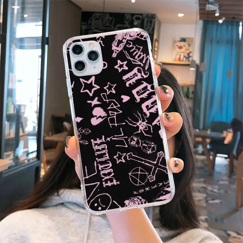 

Lil Peep Rapper high quality Phone Case Transparent soft For iphone 5 5s 5c se 6 6s 7 8 11 12 plus mini x xs xr pro max