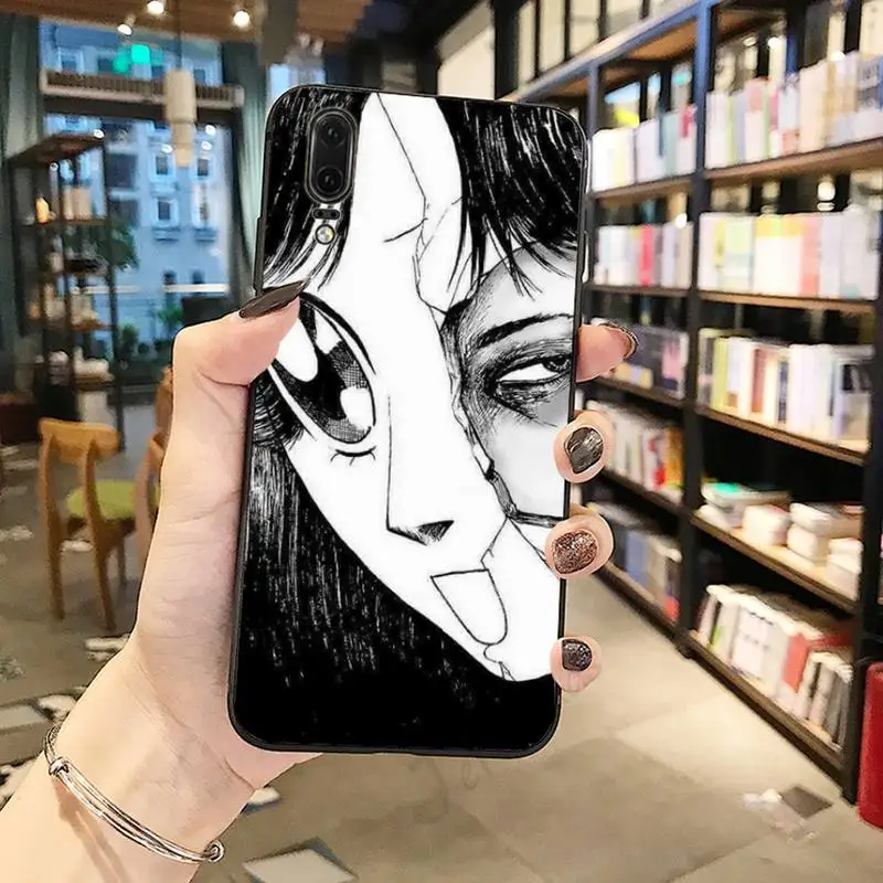 

Junji Ito Horror horror comic Phone Case For Huawei honor Mate P 10 20 30 40 i 9 8 pro x Lite smart 2019 nova 5t