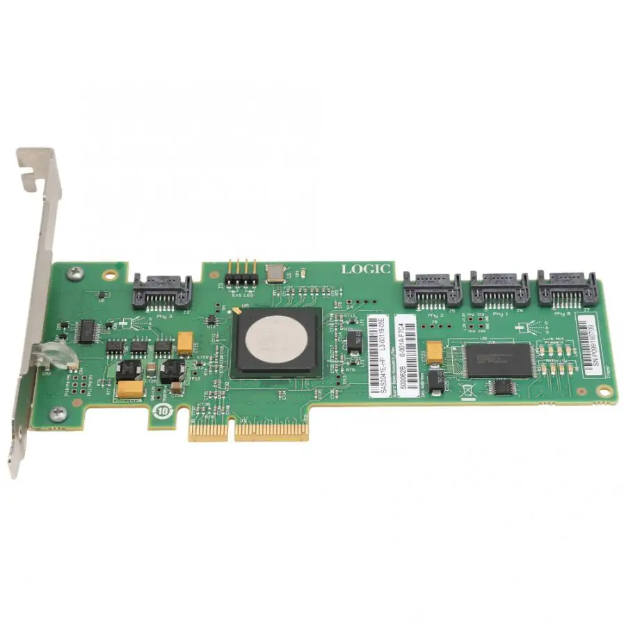Для LSI SAS3041E B3 Chip 3 ГБ/сек. 4 port For SAS/RAID Controller 433906 001 for SAS Array Card|Платы расширения| |