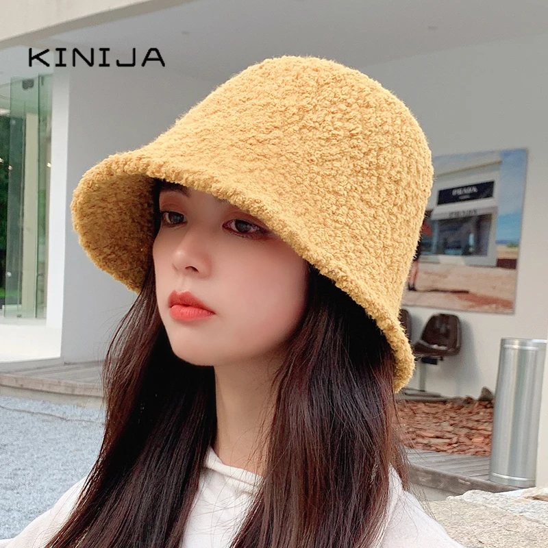 Панама женская с защитой ушей утепленная шапка из фетровой шерсти для занятий на