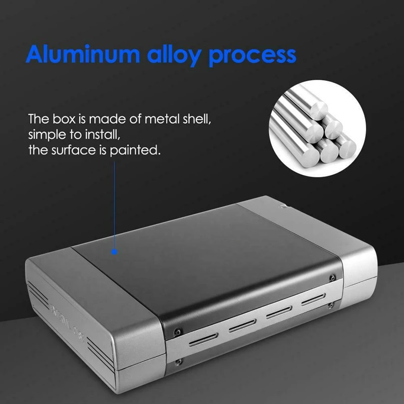 5 25 дюйма Чехол для оптического привода 3 SATA USB2.0 Внешний HDD CD DVD внешний корпус с