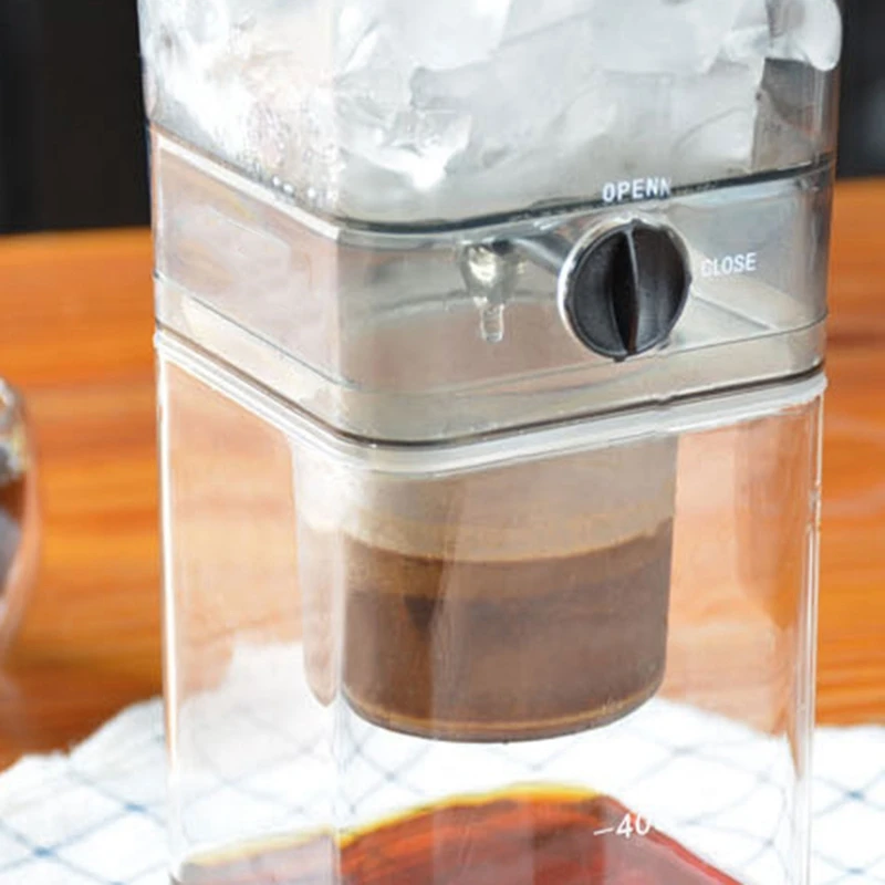 Household Iced Coffee Pot Korean Style Glass Ice Machine Small Drip Type Cold Extraction | Бытовая техника