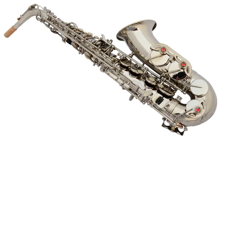 Профессиональный альт-саксофон YEBL Классическая модель покрытие никелем плоский