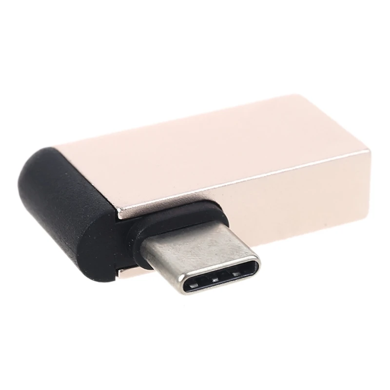 

Metal 90 Degree USB C to USB 3.0 Female OTG Adapter for macbook Laptop -Samsung Hua-Wei Mobile Phone Cellphone Tablet