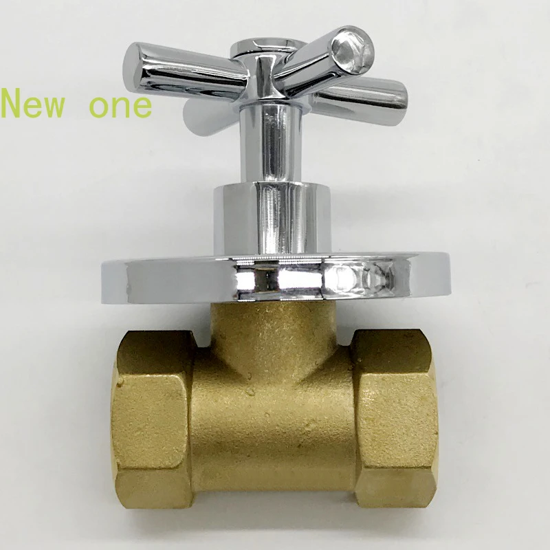 3/4''1/2'' Bathroom Shower Valve Cold Water Tap Valve Single Handle Concealed Angle Valve Accessory Copper Bathtub Faucet Valve brass concealed urinal valve urinal flush valve delay shower valve switch flush valve antique brass faucet water tap outdoor