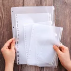 Папки для документов LE A5, A6, A7, папки на молнии, папки для блокнотов с 6 кольцами, прозрачные свободные папки для документов