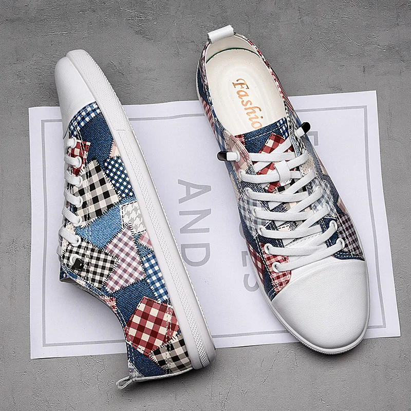 Мужская обувь Мужские слипоны Повседневные кроссовки Повседневная модная