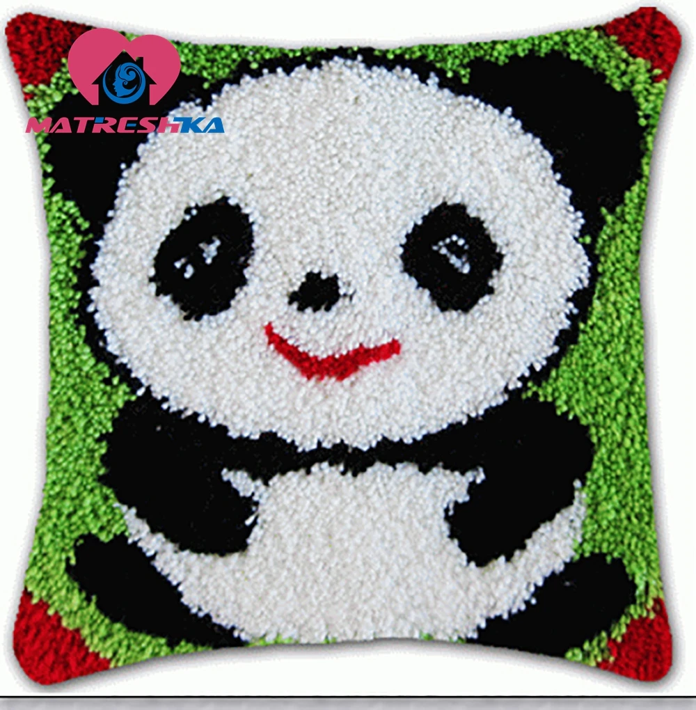 Панда подушка для вышивки крестиком набор крючков ковер самостоятельной поделок