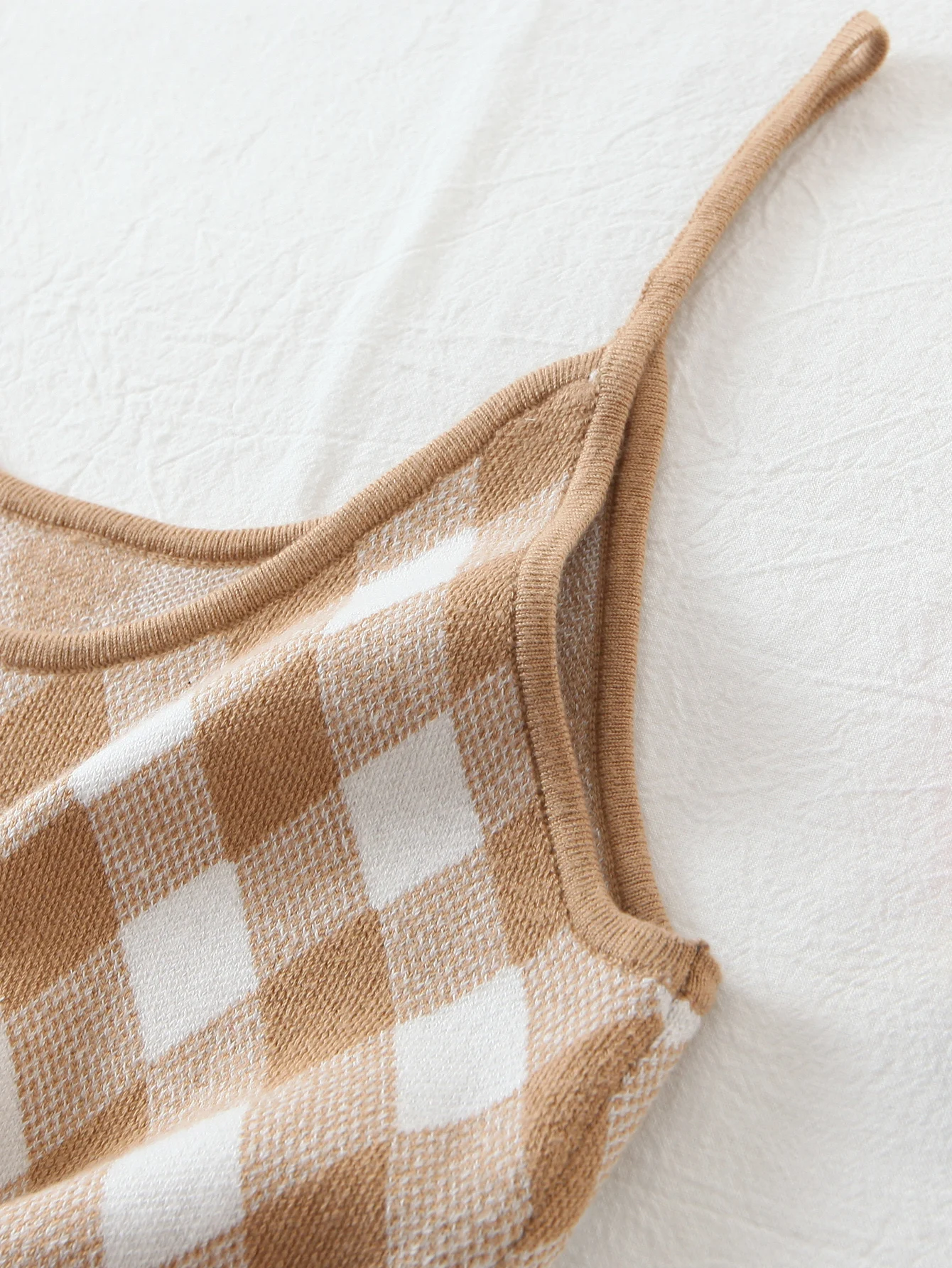 Новинка 2021 женский модный короткий Трикотажный жилет на бретельках с