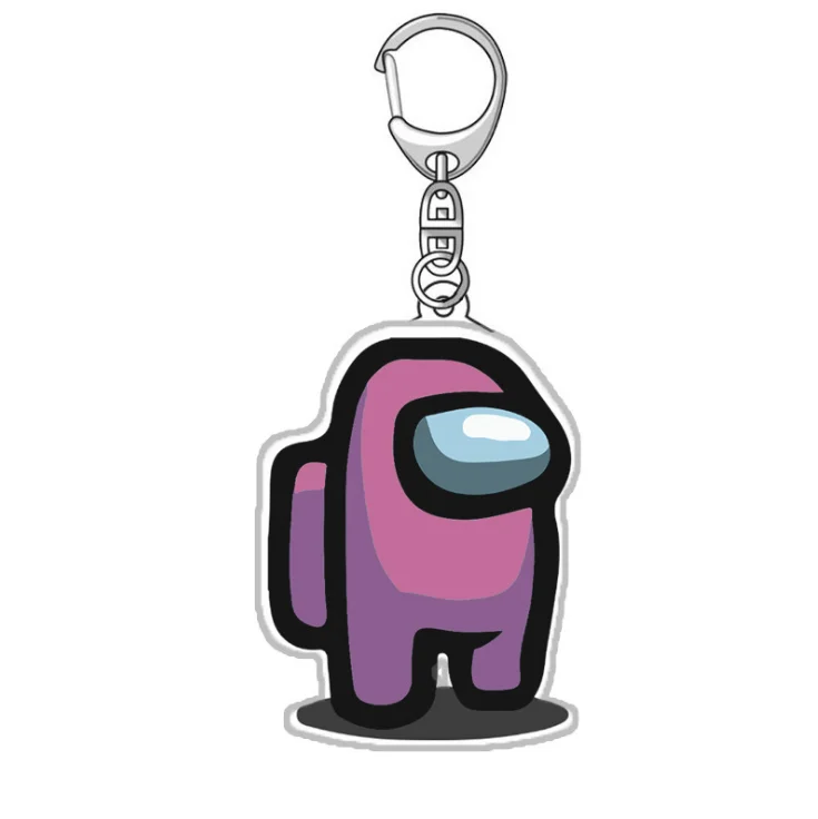 Новые популярные игры среди нас брелок акриловые красочные подарочные брелки