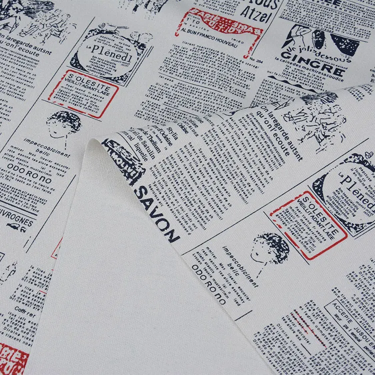 Винтажная газета с принтом ручной работы лоскутное шитье хлопчатобумажная