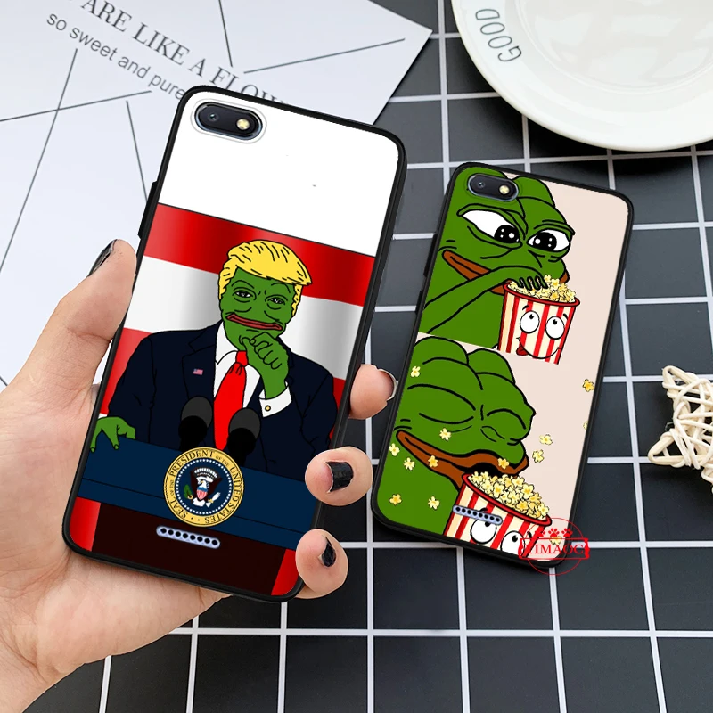 Мем самодовольный лягушка Pepe силиконовый чехол для Redmi 4A 4X5 плюс 5A 6 Pro 6A 7 7A K20 S2 Go |