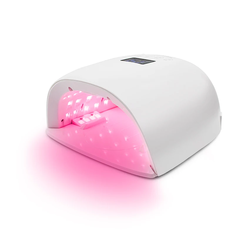 86W Cordless UV LED Nail Lamp Red Light Manicure Rechargeable Large Battery Nail Dryer Curing Gel Polish High Power 52pcs LEDs enlarge