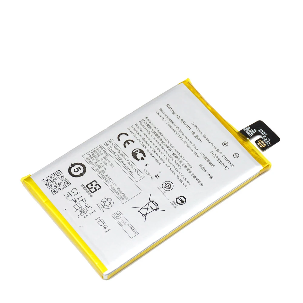 100% новый аккумулятор C11P1508 для ASUS Zenfone Max 5000Z C550KL ZC550KL Z010AD Z010DD Z010D Z010DA 4850/5000 мАч