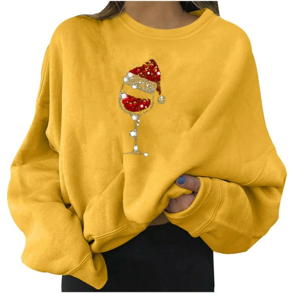 

Women's Crew Neck Plain Hooded Winter Ladies Warmer Outfits Causal Hoodies UK