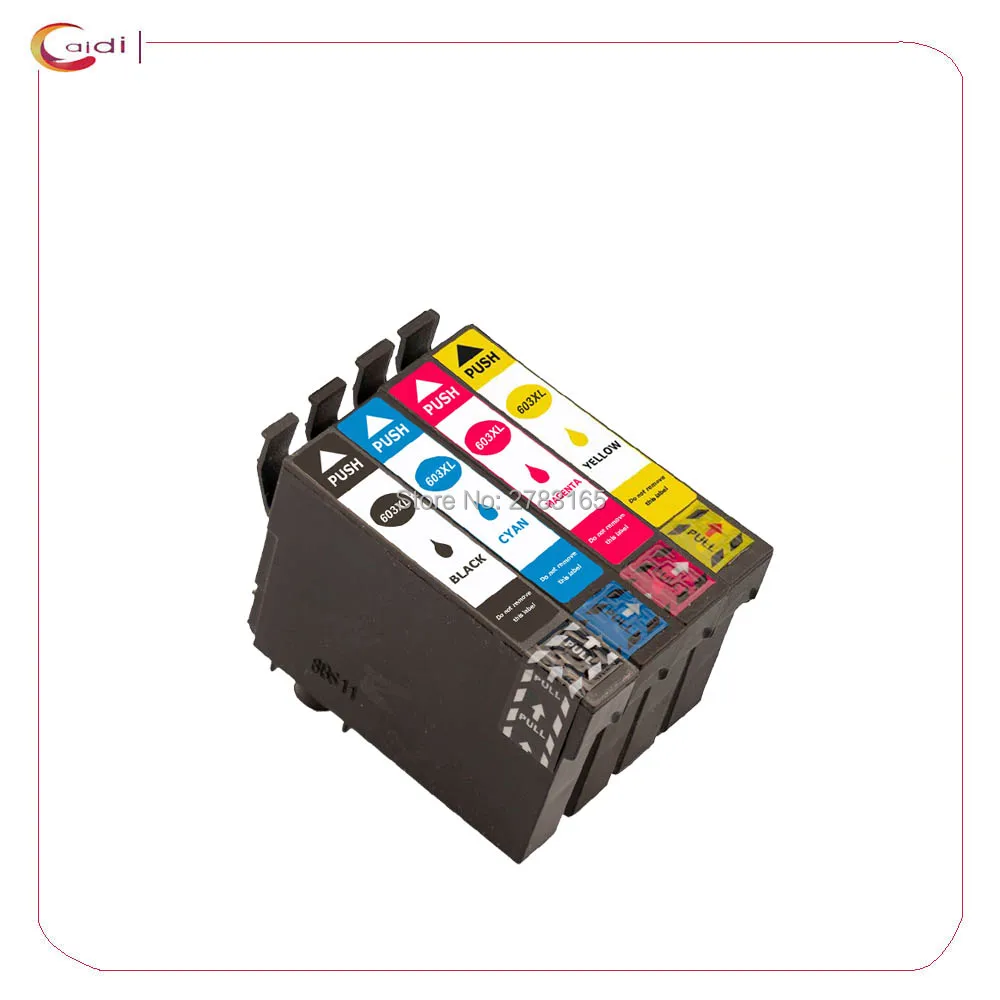 4 упаковки 603 603XL-чернильный картридж совместимый с Epson зеркальное бытовое