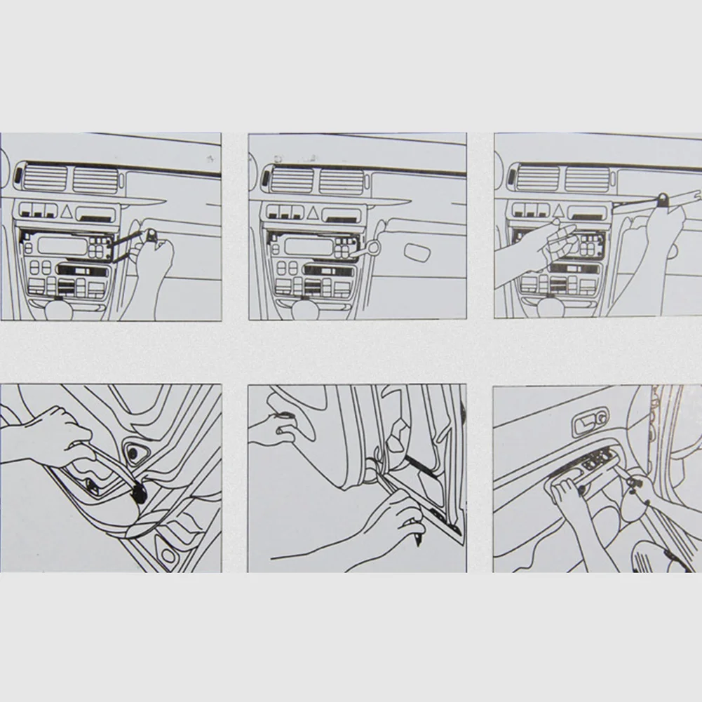 4 шт./компл. стерео Прочный инструмент для удаления автомобиля аксессуары ремонта