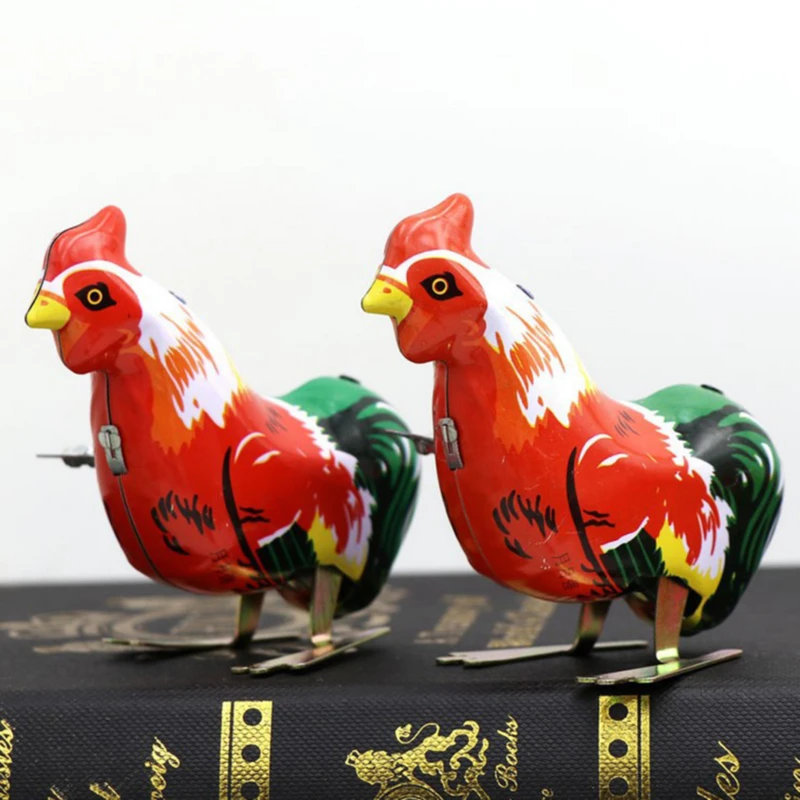 

Kids Classic Nostalgic Clockwork Toy Jump Frog Cock Rat Retro Toys Children Puzzle Education Toy