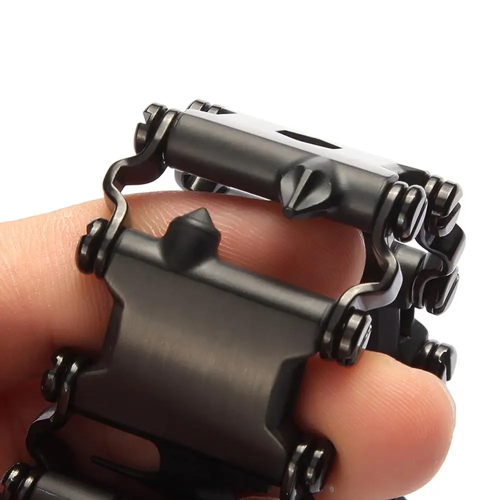 EDC 29 in 1 Multi Tool Bracelet Tread Multifunction Outdoor Bolt Driver Kits Travel Wearable Bike Multitool | Безопасность и