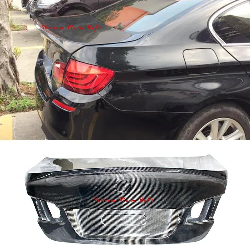 F10 Высококачественная крышка багажника из углеродного волокна Задняя Крышка для