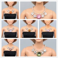 crystal beads necklace jewelry 2020 new doll accessories diy cosplay for baby toy 16 xinyi barbie fr doll barbie accessories