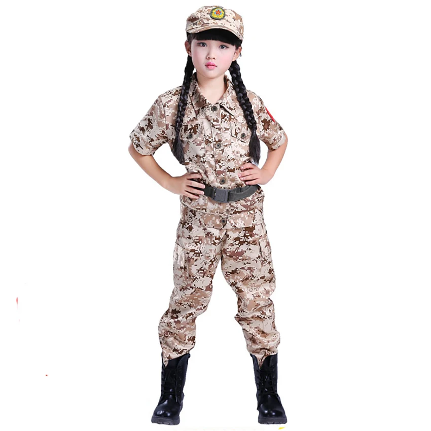 Уличные детские костюмы военная Униформа США камуфляжная тактическая одежда
