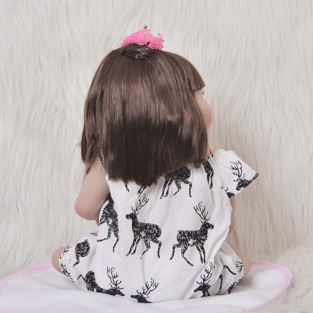 Силиконовая виниловая Кукла Реборн детские игрушки для новорожденных девочек