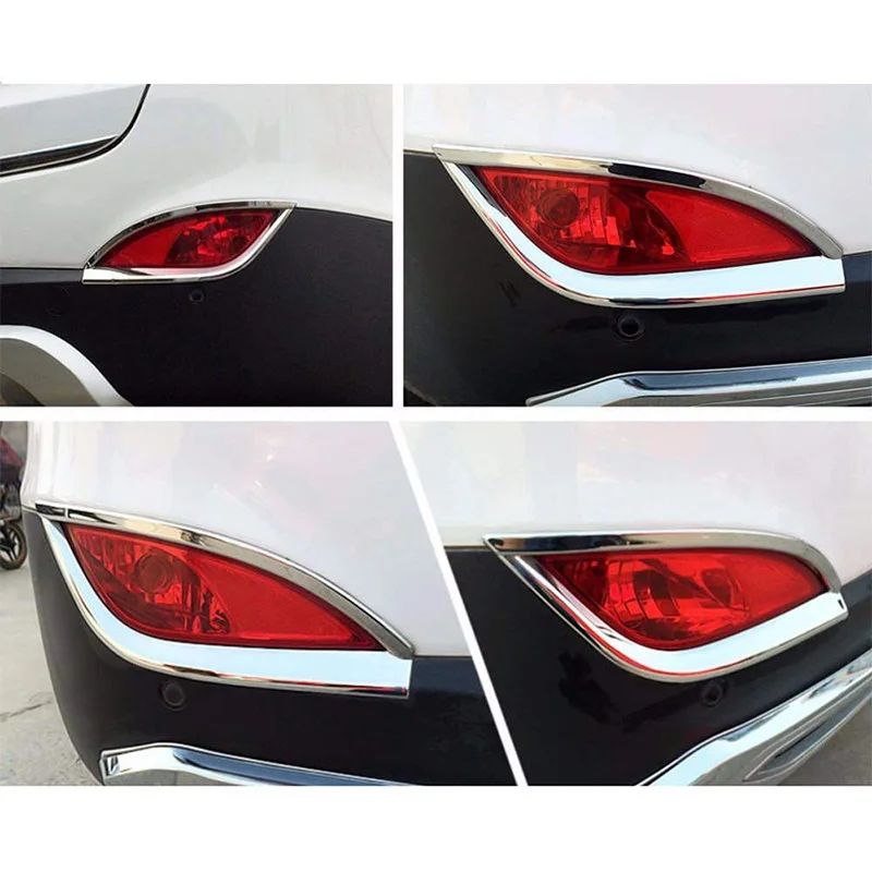 ABS хромированные задние противотуманные фары крышка Накладка для Hyundai Tucson Ix35 2010