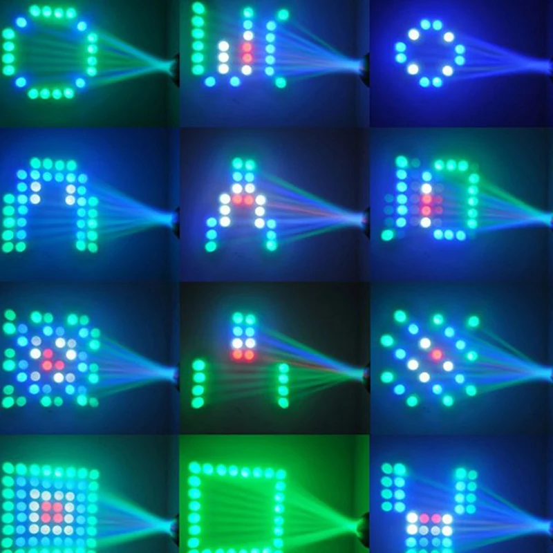 Сценическое освещение с автоматической/звуковой активацией двухголовочный