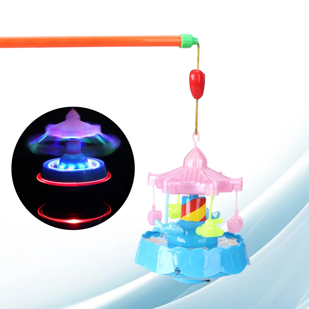 

1 шт. ручной фонарь Merry-Go-круглый свет фонарик гироскоп для детей батарея (случайный цвет)